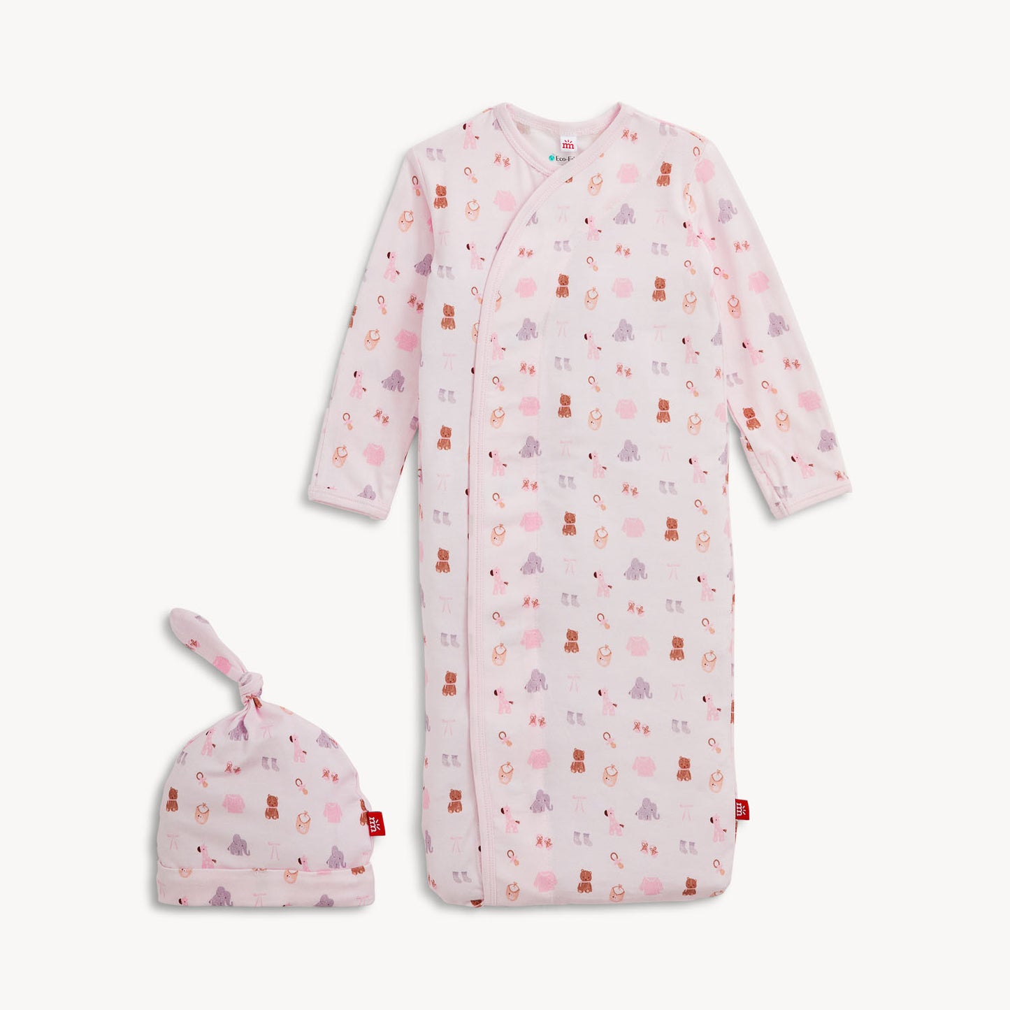 MAGNETIC ME - Nursery Nostalgia Pink Modal Gown + Hat Set