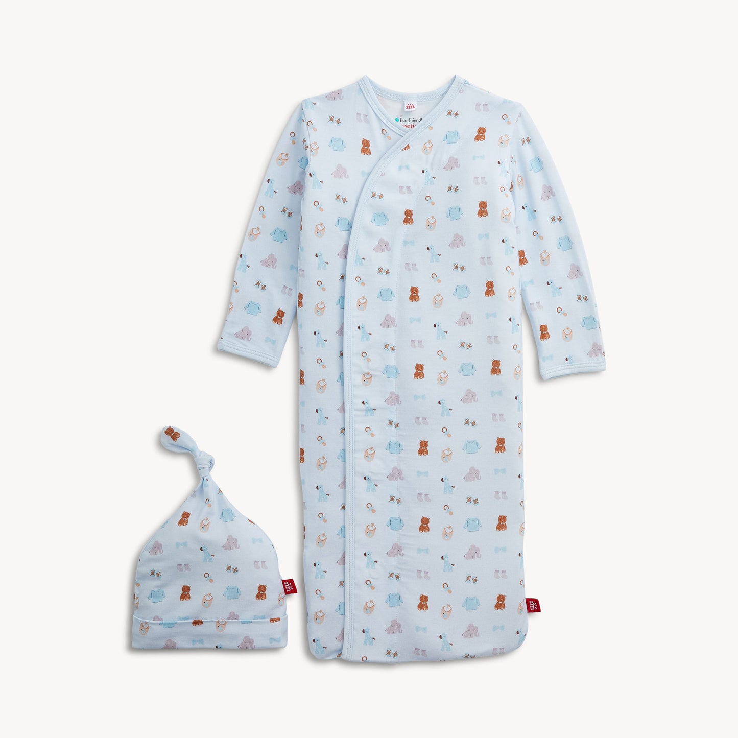 MAGNETIC ME - Nursery Nostalgia Blue Modal Gown + Hat Set