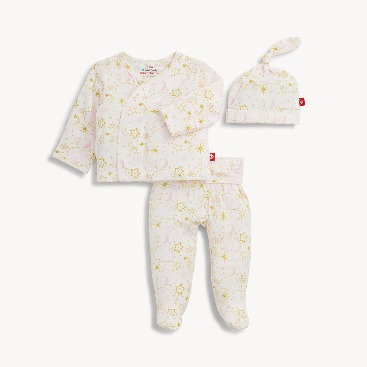MAGNETIC ME - Star Signs Pink Modal Kimono Set