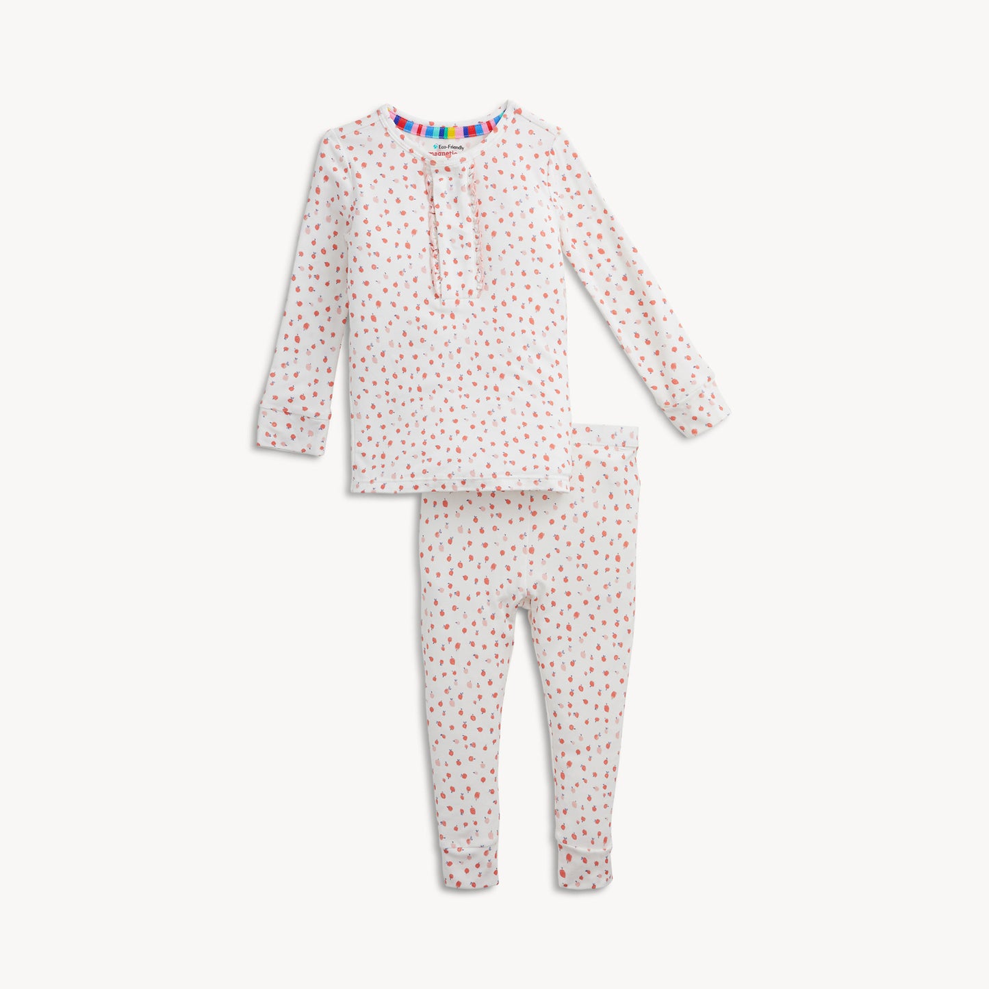 MAGNETIC ME - Apple Blossom Modal Ruffle L/s Lng Pnt Pj