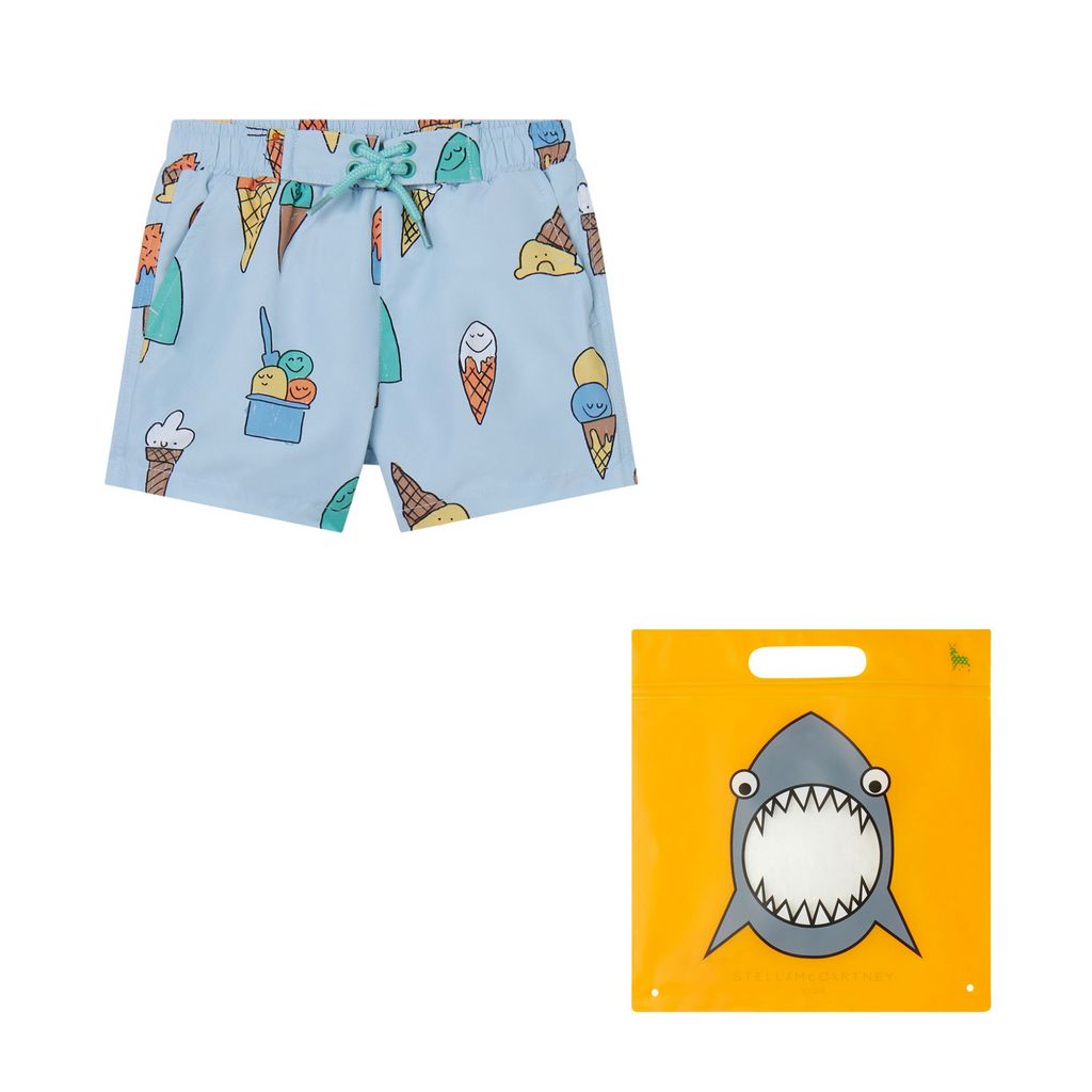STELLA MCCARTNEY - Baby Boy Ice Cream Swim Shorts