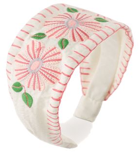 GINGERSNAPS - ALINA HEADBAND With FLOWER EMBROIDERIES