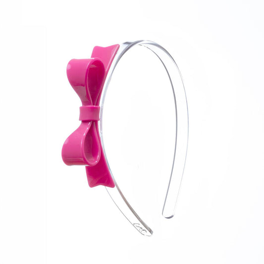 LILIES & ROSES - Bow Tie Pink Headband
