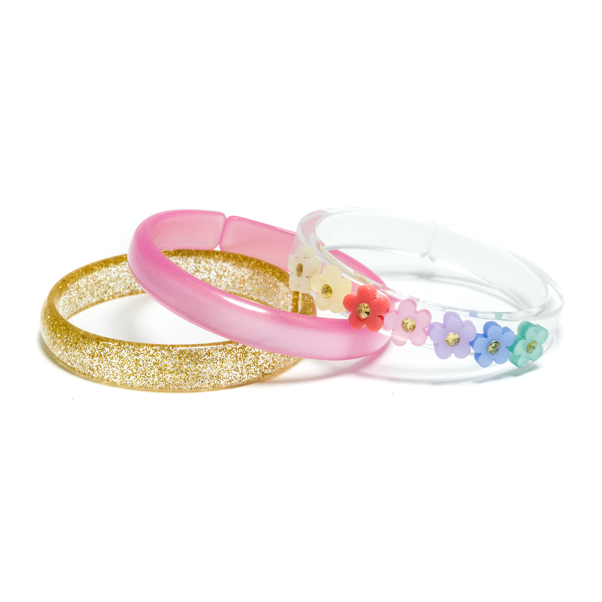 LILIES & ROSES - Flowers Spring Colors Bangles