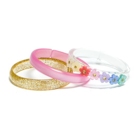 LILIES & ROSES - Flowers Spring Colors Bangles