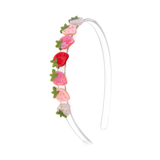 LILIES & ROSES - Strawberry Shimmer Headband