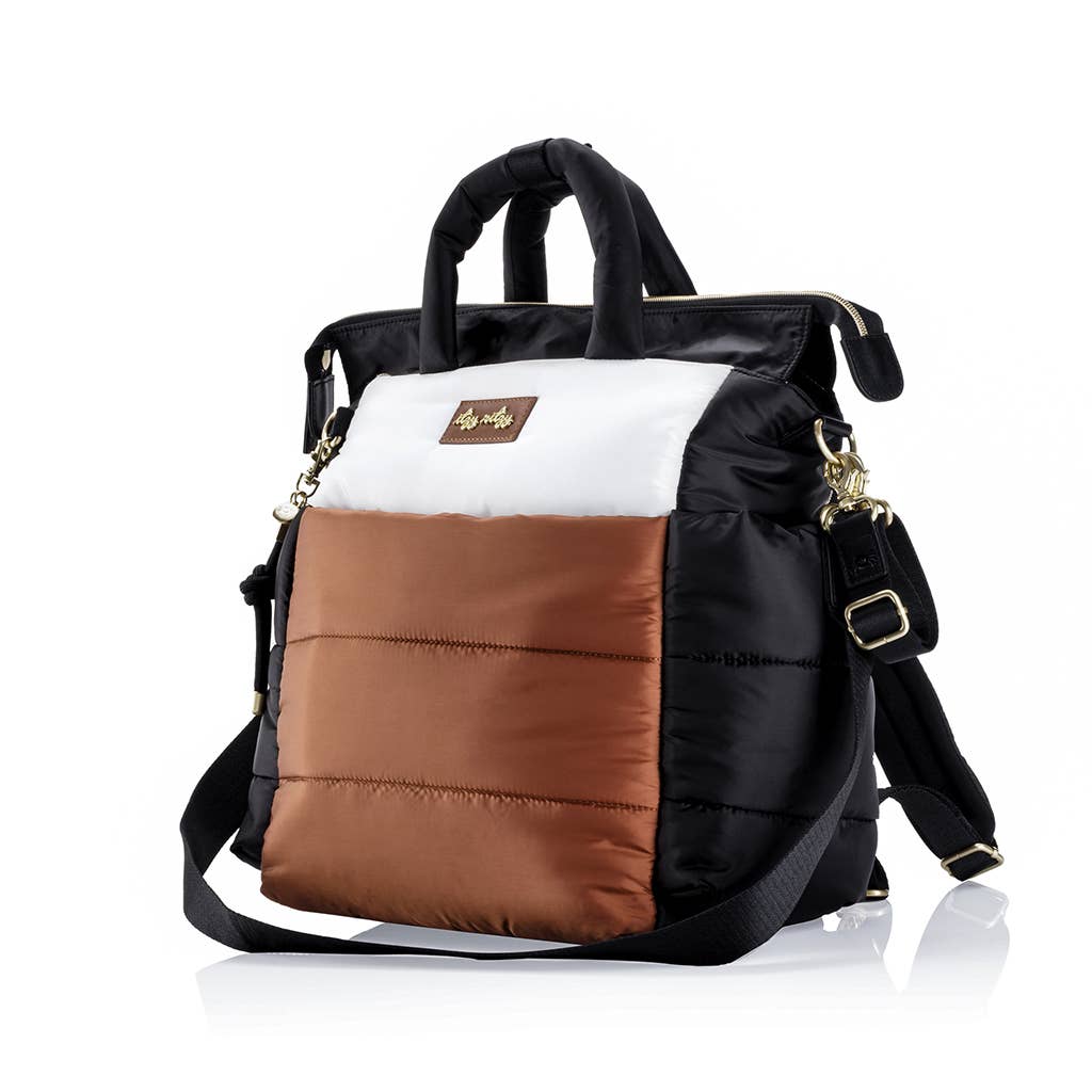 ITZY RITZY - Dream Convertible™ Coffee & Cream Diaper Bag