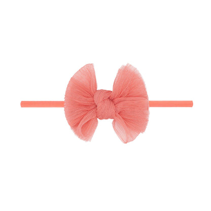 Baby Bling® Tulle Baby FAB® Skinny soft tulle bow headband