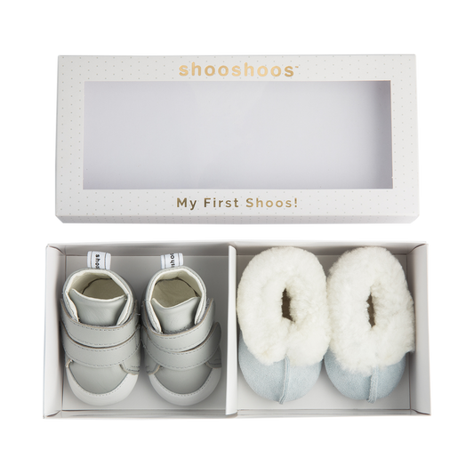 MEMORIES - SHOOSHOOS BABY SHOES SNEAKER SLIPPER NEWBORN GIFT