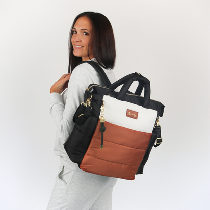 ITZY RITZY - Dream Convertible™ Coffee & Cream Diaper Bag