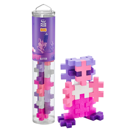 PLUS PLUS - BIG 15 pc Tube - Glitter