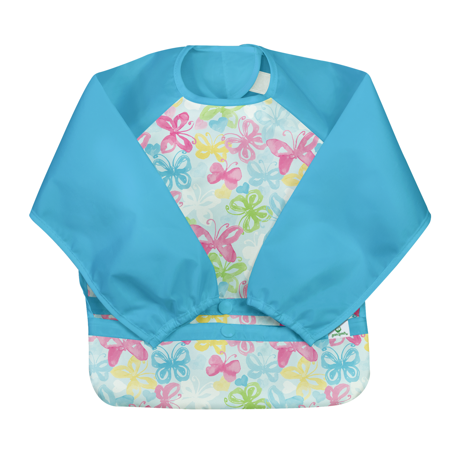 GREEN SPROUTS - Snap & Go Easy Wear Long Sleeve Bib