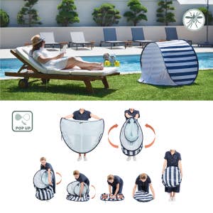 anti uv tent OPEN BOX Anti-UV Baby & Toddler Beach Tent, Marine