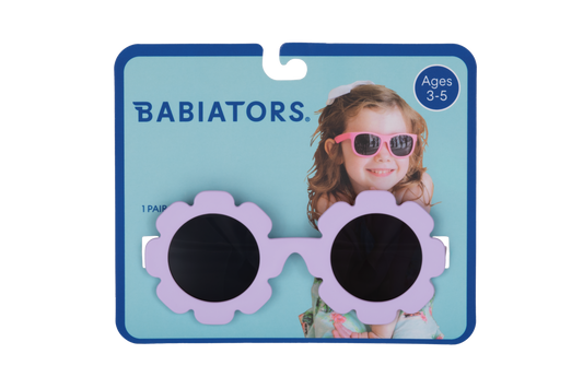 BABIATORS - Iris  Flower Kids Sunglasses on Peggable Hangtag