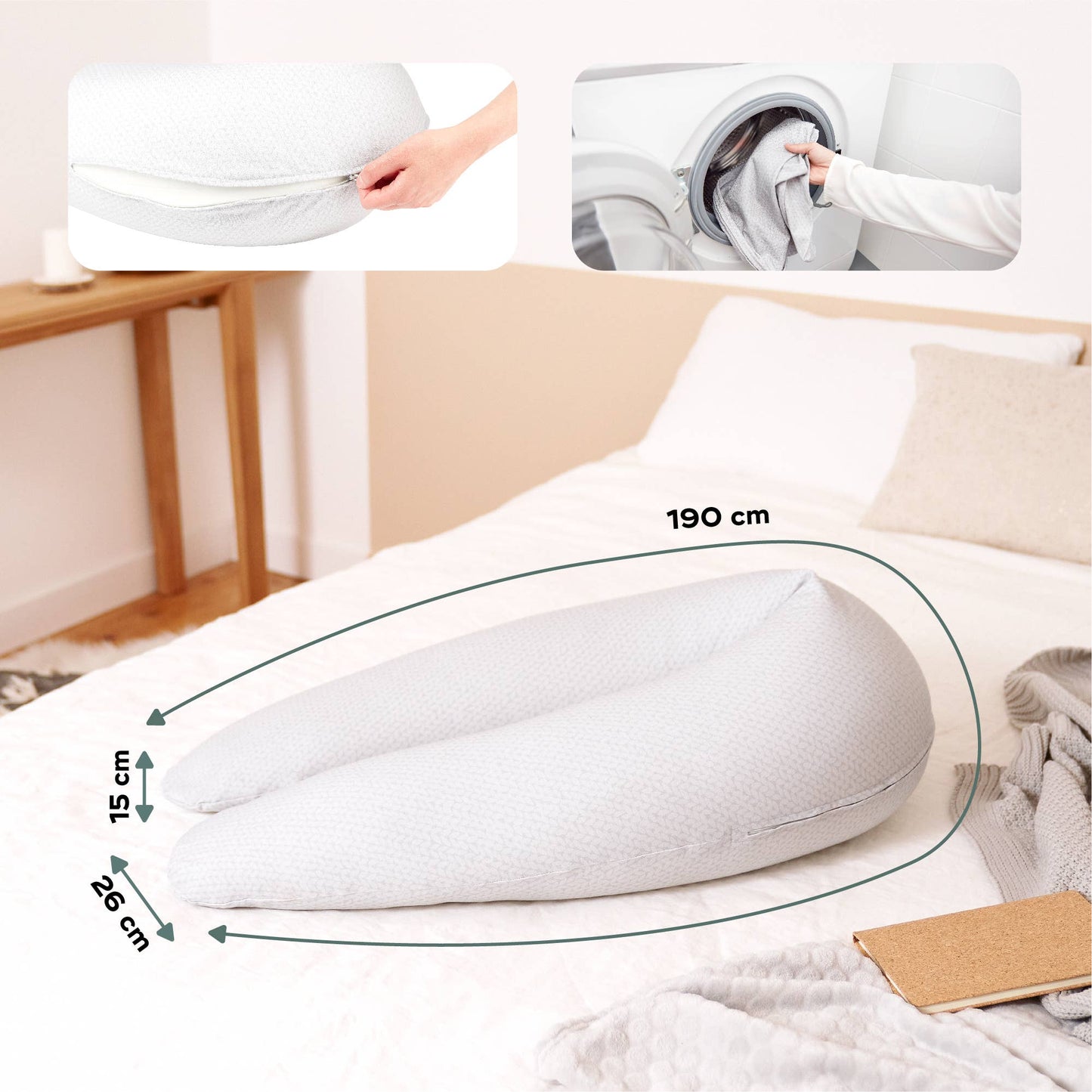 B.Love U-Shape Pregnancy Pillow - BabyMoov