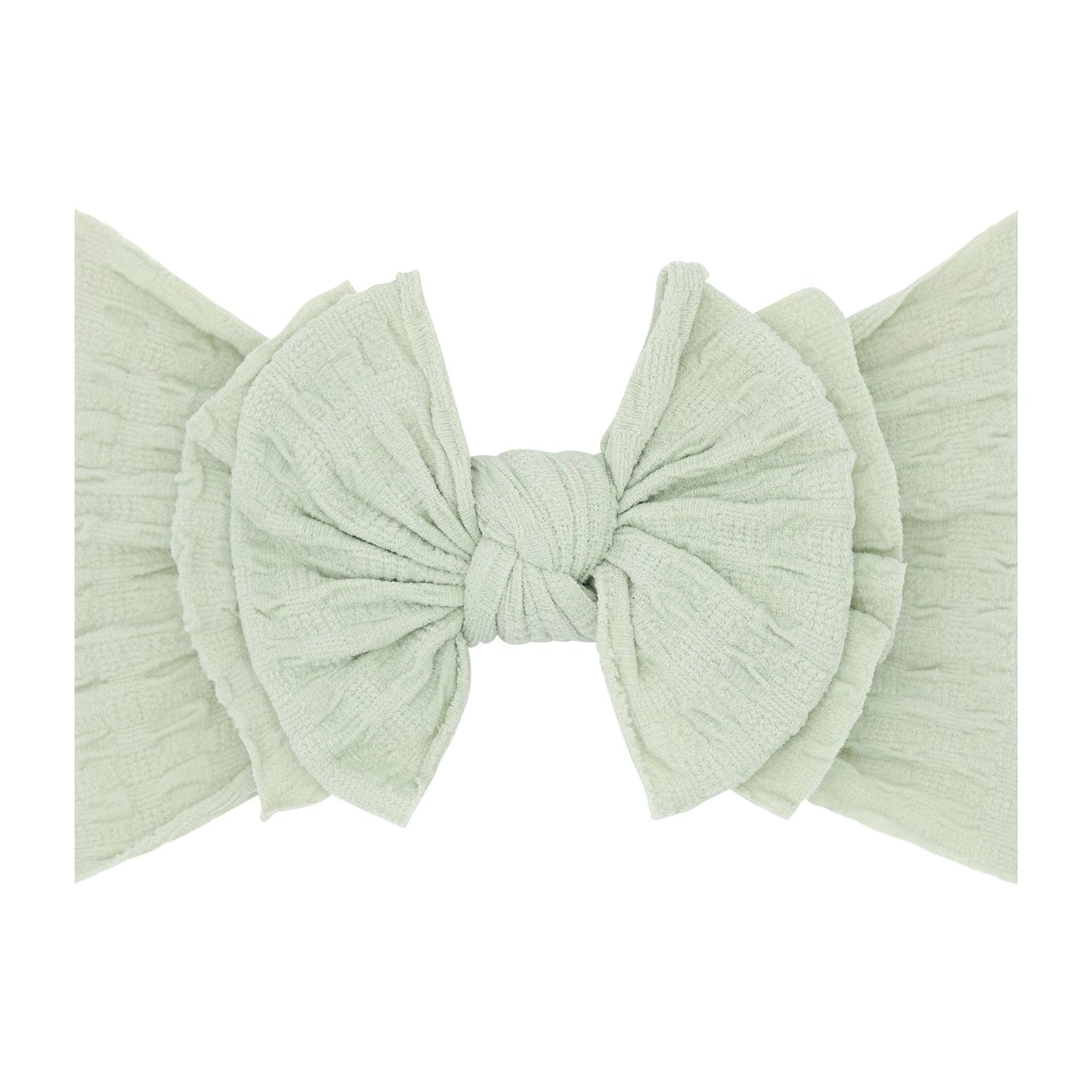 Baby Bling® Waffle FAB® textured soft nylon bow headband