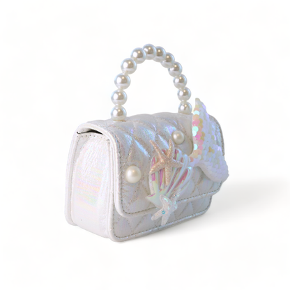 DOE A DEAR -  Mermaid Shiny Quilted Purse