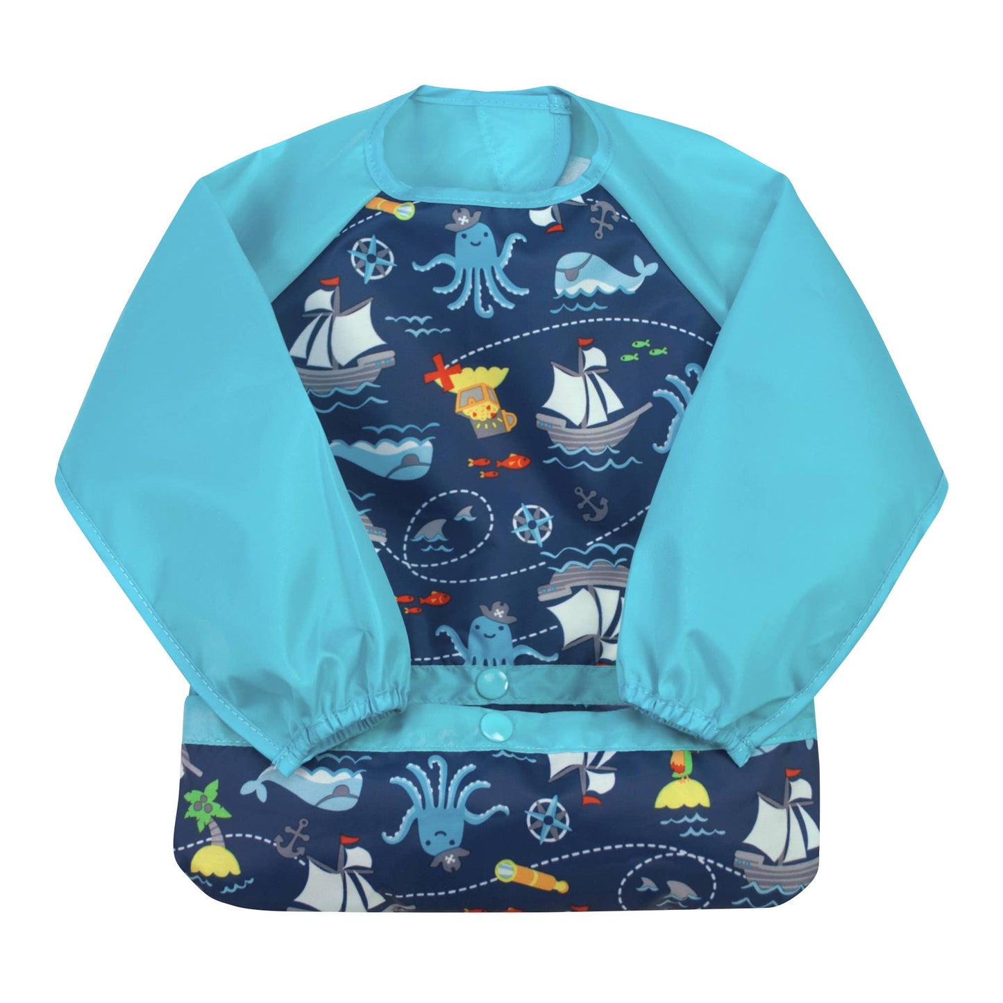 GREEN SPROUTS - Snap & Go Easy Wear Long Sleeve Bib