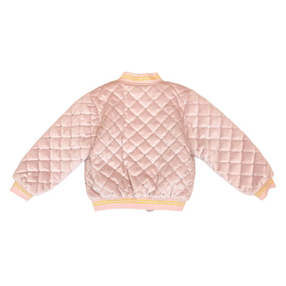 DOE A DEAR - Floral Embroidered Quilted Jacket