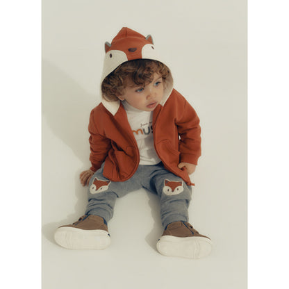MAYORAL - 3 Piece Tracksuit w/ t-shirt - Brick Red