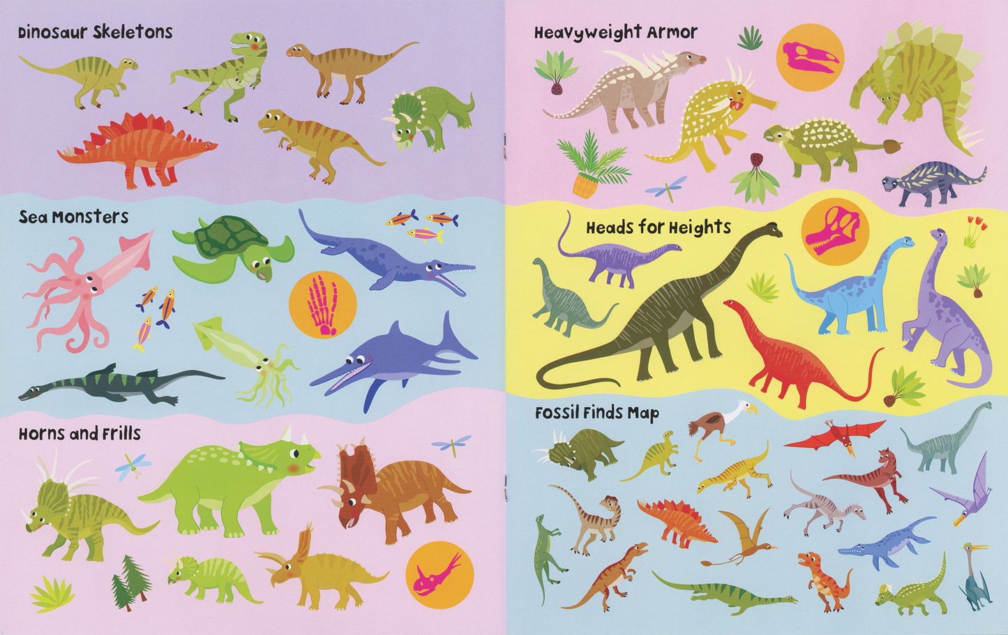 Dinosaur, Sticker Facts