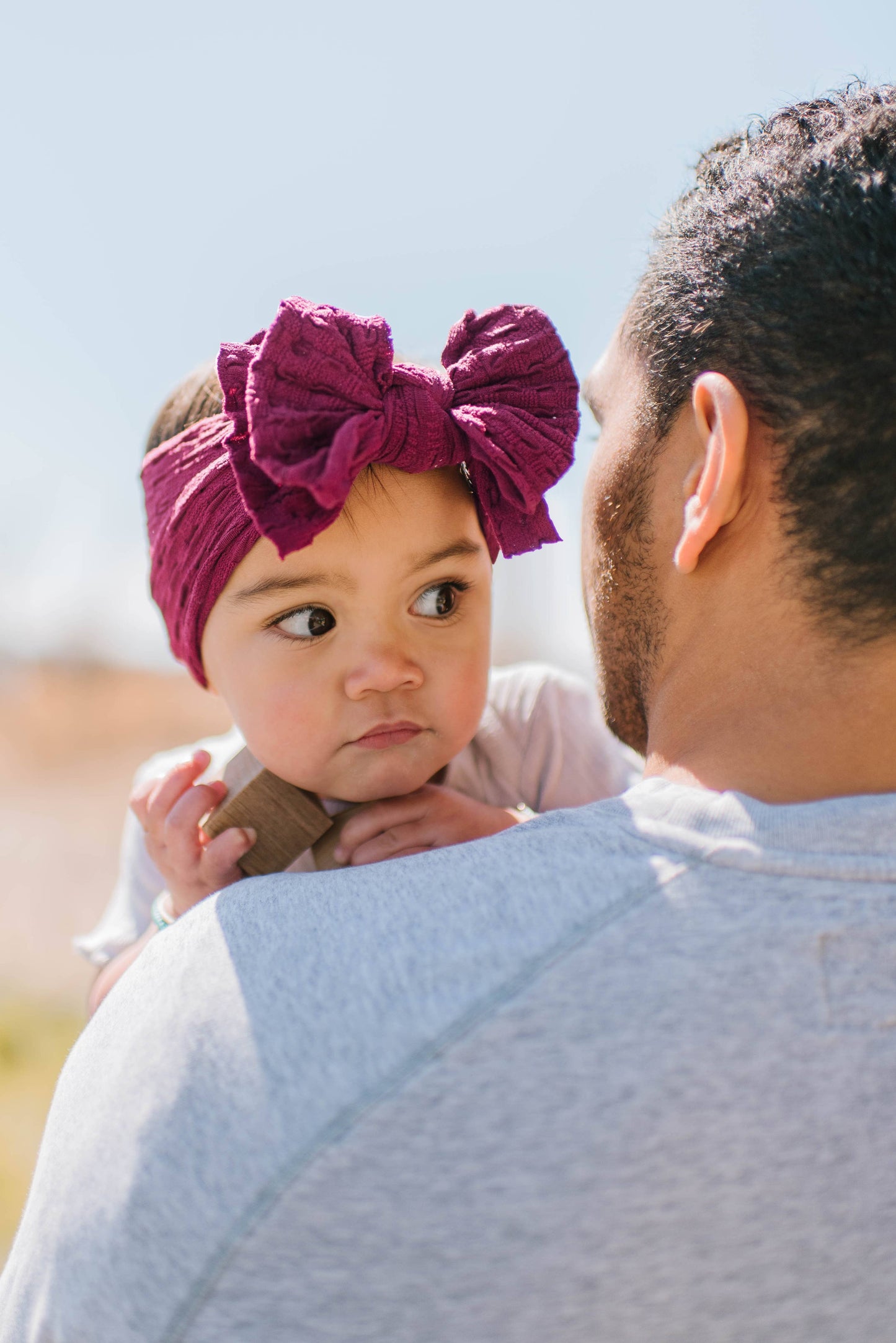 Baby Bling® Waffle FAB® textured soft nylon bow headband