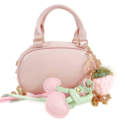 DOE A DEAR - Bowler Purse with Charms