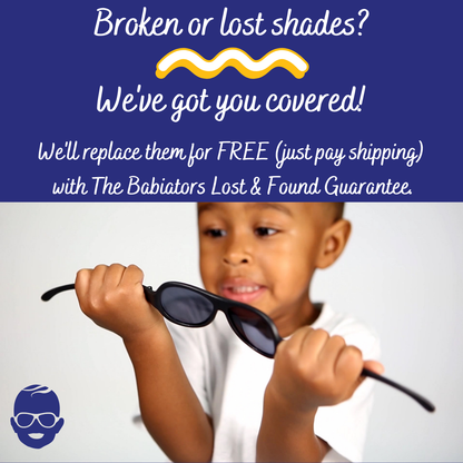 BABIATORS - Jet Black Baby and Kid Aviator Kids Sunglasses