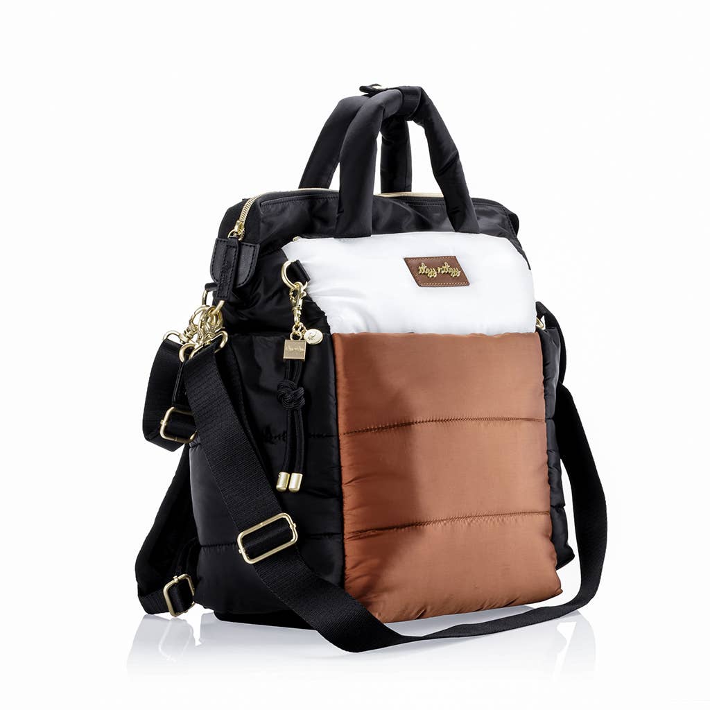 ITZY RITZY - Dream Convertible™ Coffee & Cream Diaper Bag