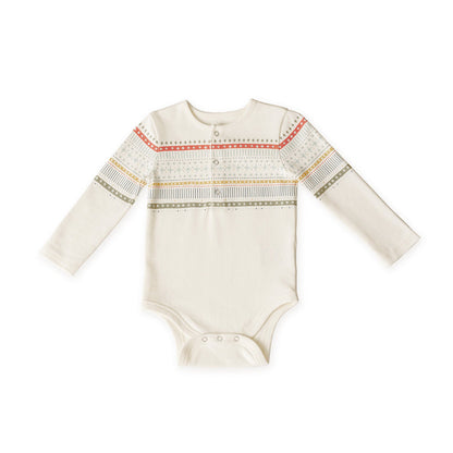 PEHR - Fair Isle Henley One-Piece Fair Isle