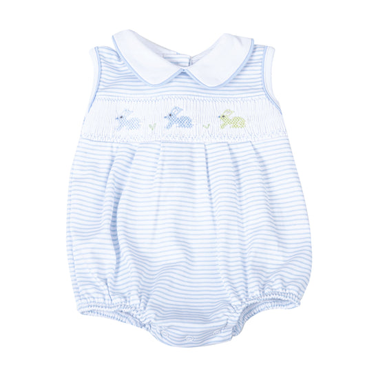 MAGNOLIA BABY - Hoppity Hop Classics Smocked S/less Bubble LB