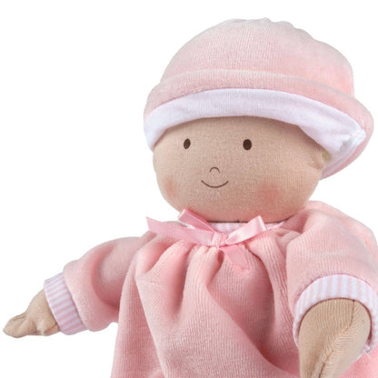 Cherub Baby Girl with Pink Dress