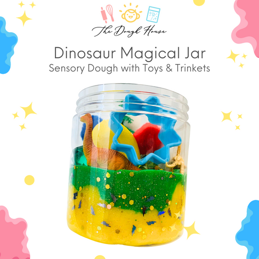 The Dough House - Large Dinosaur Magical Jar