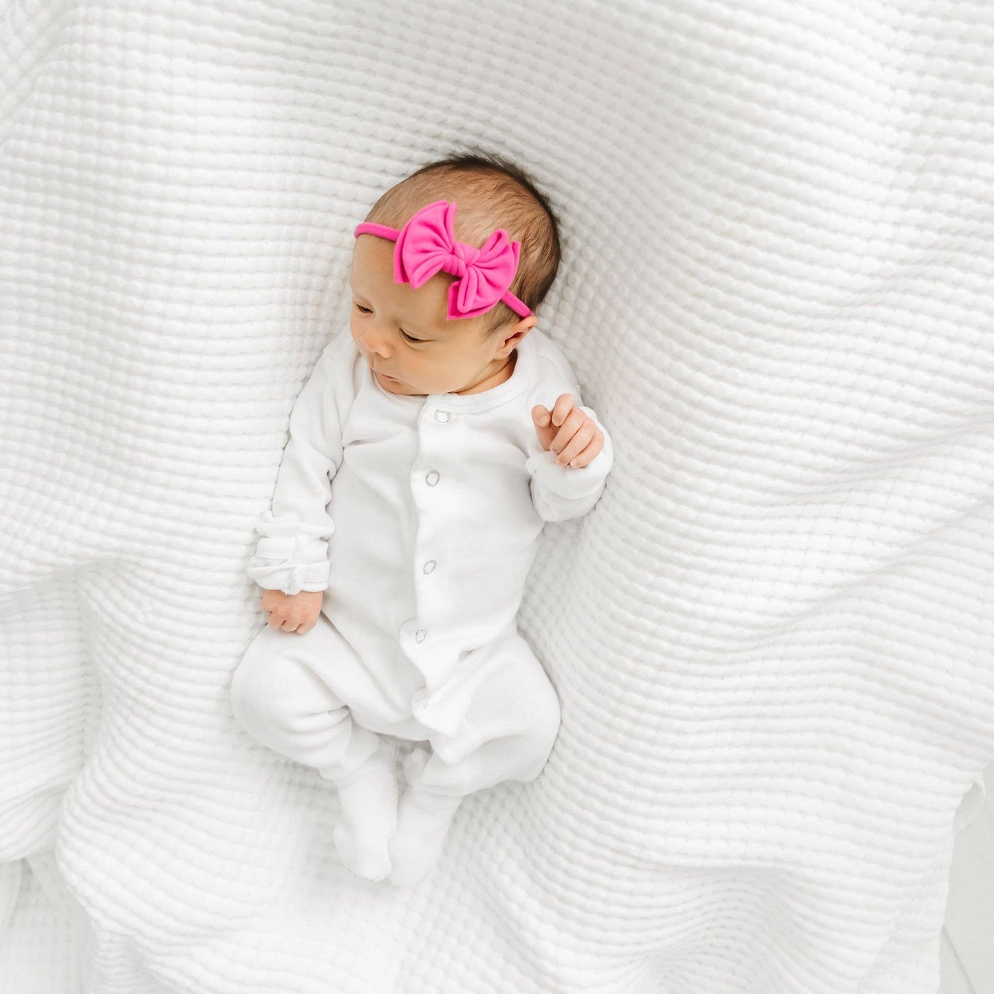 Baby Bling® Baby FAB® Skinny soft nylon bow headband