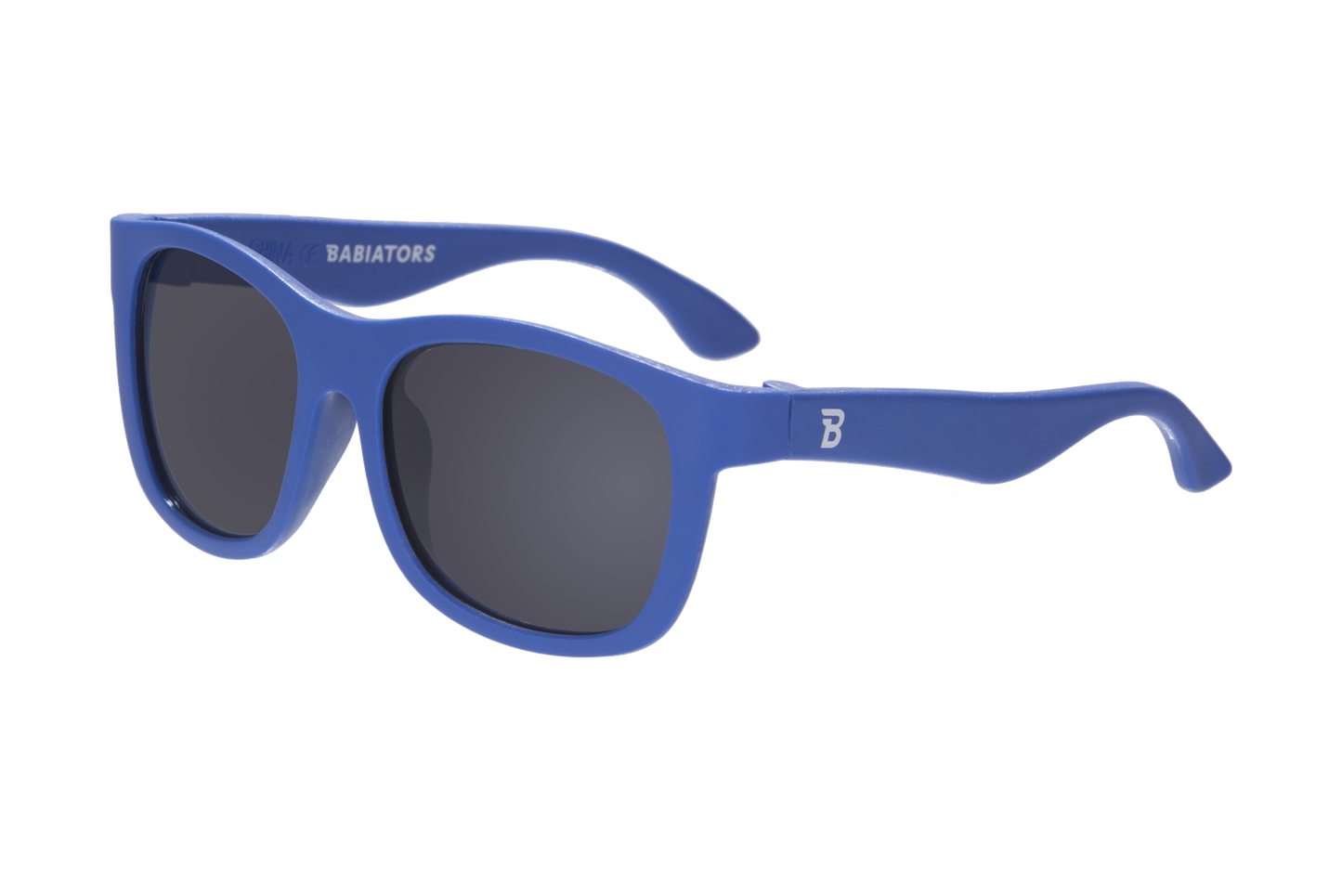 BABIATORS - Blue Wayfarer Kids Sunglasses on Peggable Hangtag