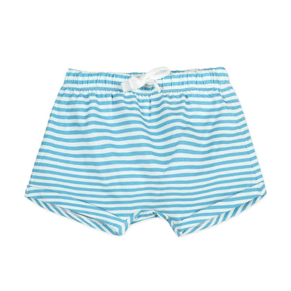 Sailboat Whales Baby Tee & Shorts Set (Organic Jersey)