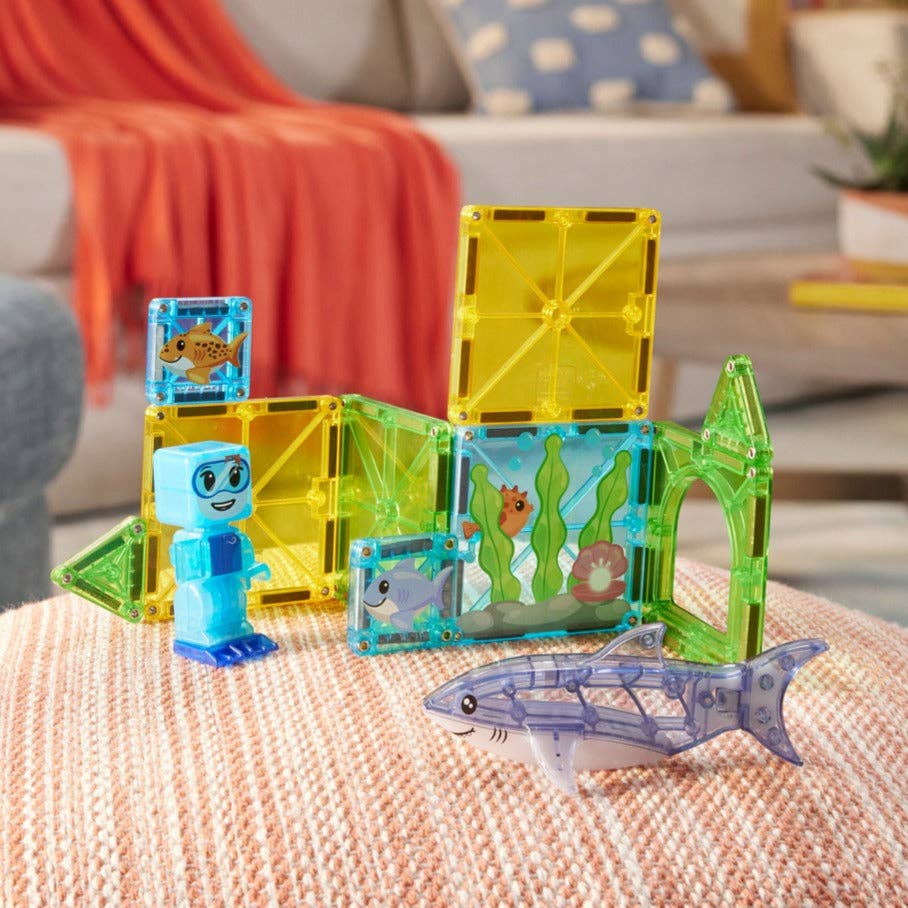 MAGNA-TILES - Shark Dive 13 Piece Set