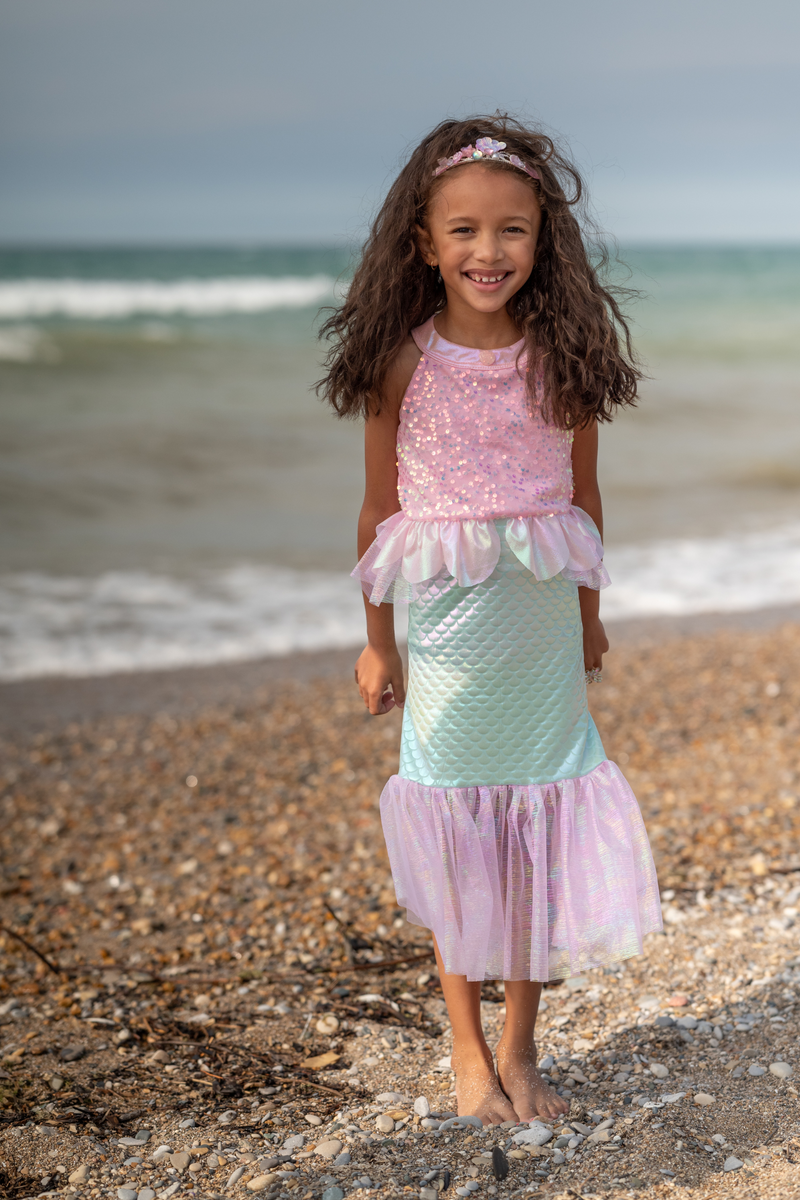 Pink Misty Mermaid Dress 3-4Y