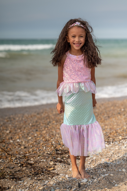 Pink Misty Mermaid Dress 3-4Y