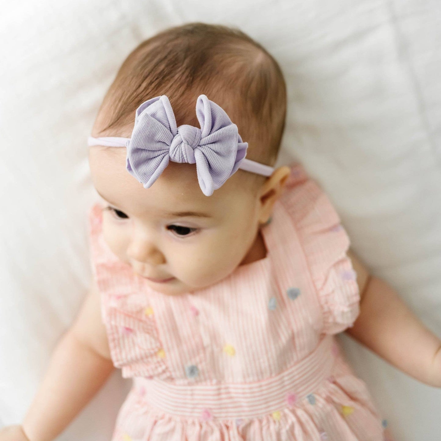 Baby Bling® Baby FAB® Skinny soft nylon bow headband