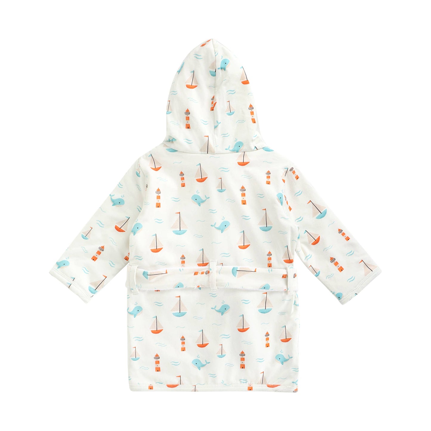 VIVERANO - Sailboat Baby Bathrobe (Organic)