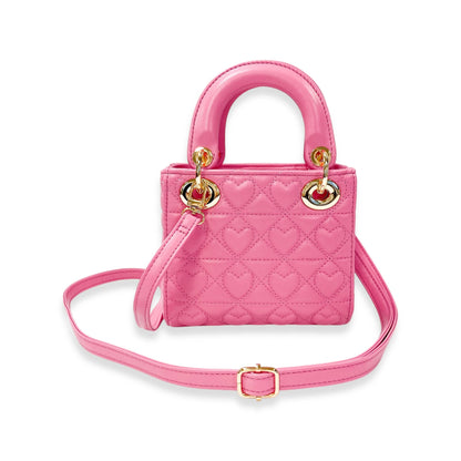 DOE A DEAR - Heart-Quilted Bag