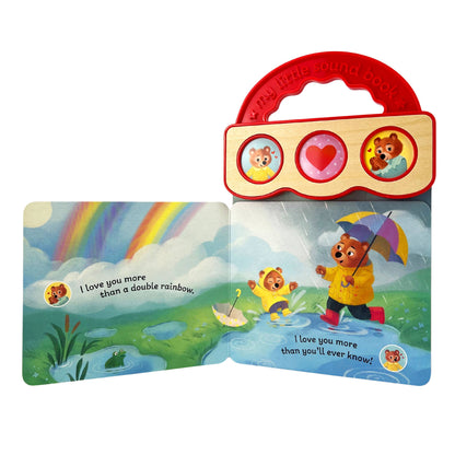 I Love You More – 3-Button Sound Board Book for Toddlers