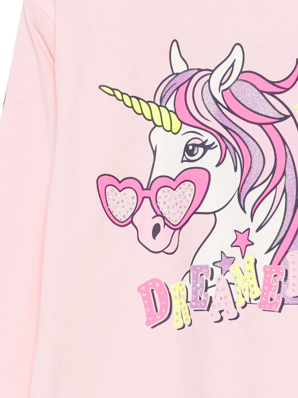 BILLIEBLUSH - Girls Unicorn graphic Long Sleeve T-Shirt