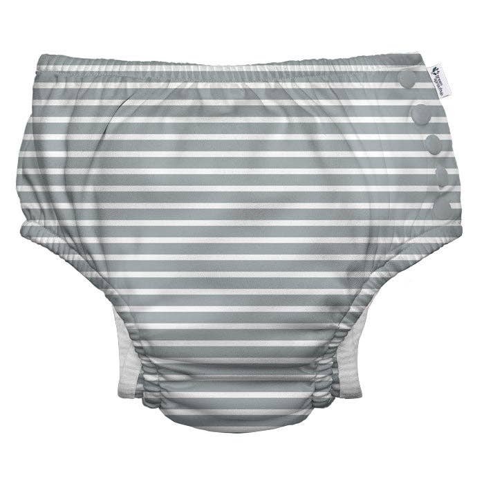 GREEN SPROUTS - Eco Snap Swim Diaper with Gusset (Stripes Collection)