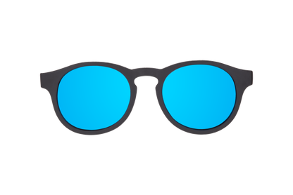 BABIATORS - Jet Black w/ Cobalt Blue Lens  Polarized Keyhole Sunglasses