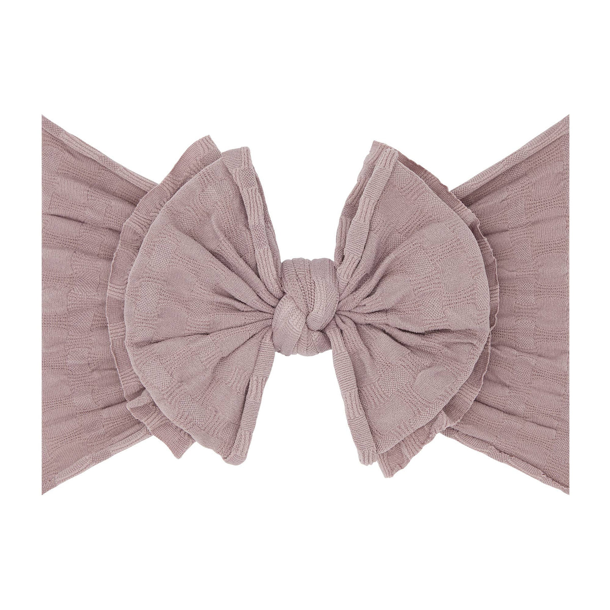 Baby Bling® Waffle FAB® textured soft nylon bow headband
