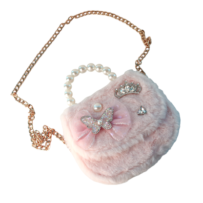 DOE A DEAR -  Butterfly Furry Purse