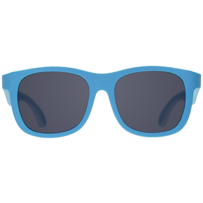 Sky Blue Kids Navigator Sunglasses on Peggable Hangtag