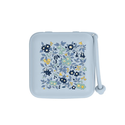 BIBS x LIBERTY Pacifier Box - Chamomile Lawn Baby Blue